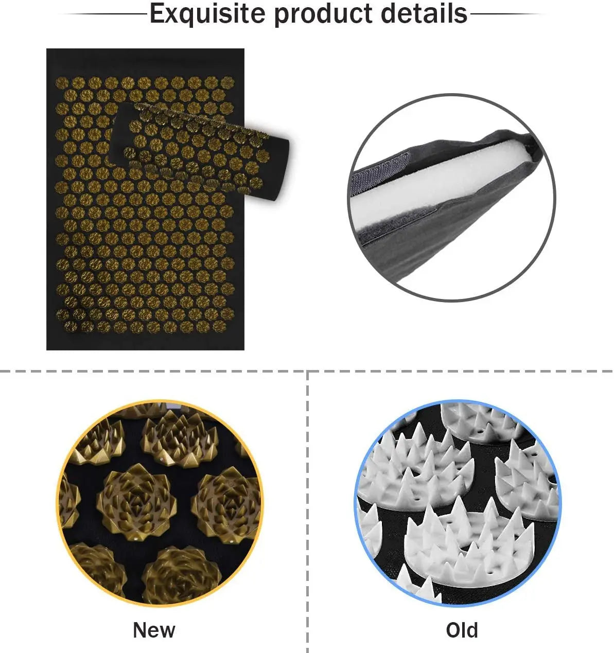 LotusMat™ – Tapis d’Acupression Éco pour Dos, Cou et Pieds