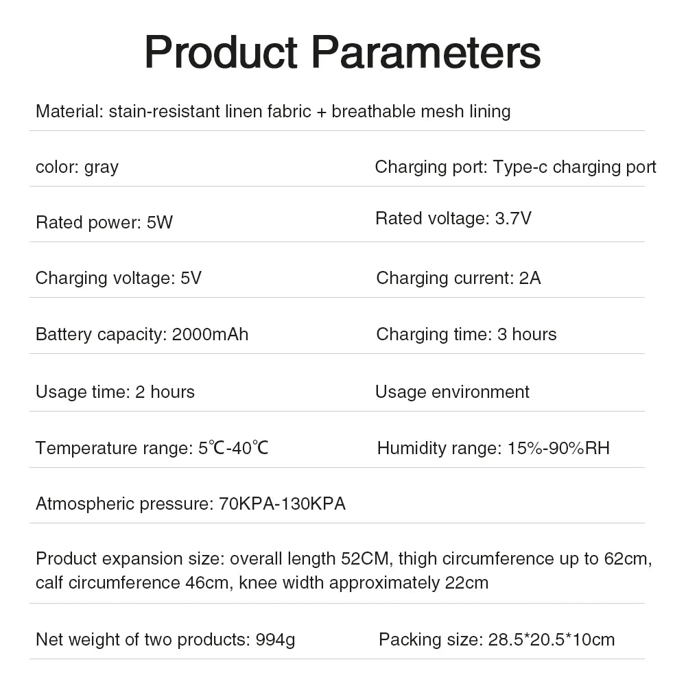 Zecknee™ masseur de jambes électrique