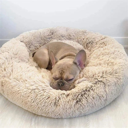 Super Soft Pet Cat Bed Plush Full Size Washable Calm Bed Donut Bed Comfortable Sleeping Artifact Suitable For Winter
